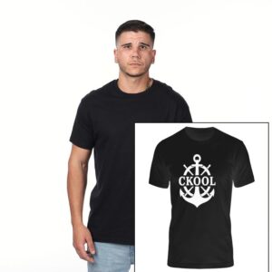 cKool Classic Adult Heavy Cotton 5.3 oz T-Shirt, Black