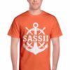 saSSii Classic  Adult Heavy Cotton 5.3oz, Orange - Image 2