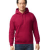 Gildan Heavy Blend 50/50 Hoodie, Antique Cherry Red - Image 2