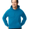 Gildan Heavy Blend 50/50 Hoodie, Antique Sapphire - Image 2