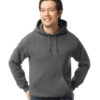 Gildan Heavy Blend 50/50 Hoodie, Charcoal - Image 2