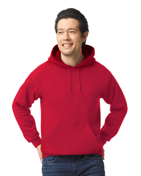 Gildan Heavy Blend 50/50 Hoodie, Cherry Red