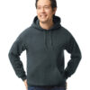 Gildan Heavy Blend 50/50 Hoodie, Dark Heather - Image 2