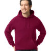 Gildan Heavy Blend 50/50 Hoodie, Garnet - Image 2