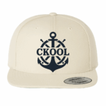 cKool Classic Premium Flat Bill, Snapback Cap, Natural - Image 2