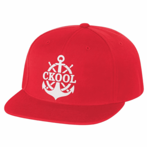 cKool Classic Premium Flat Bill, Snapback Cap, Red